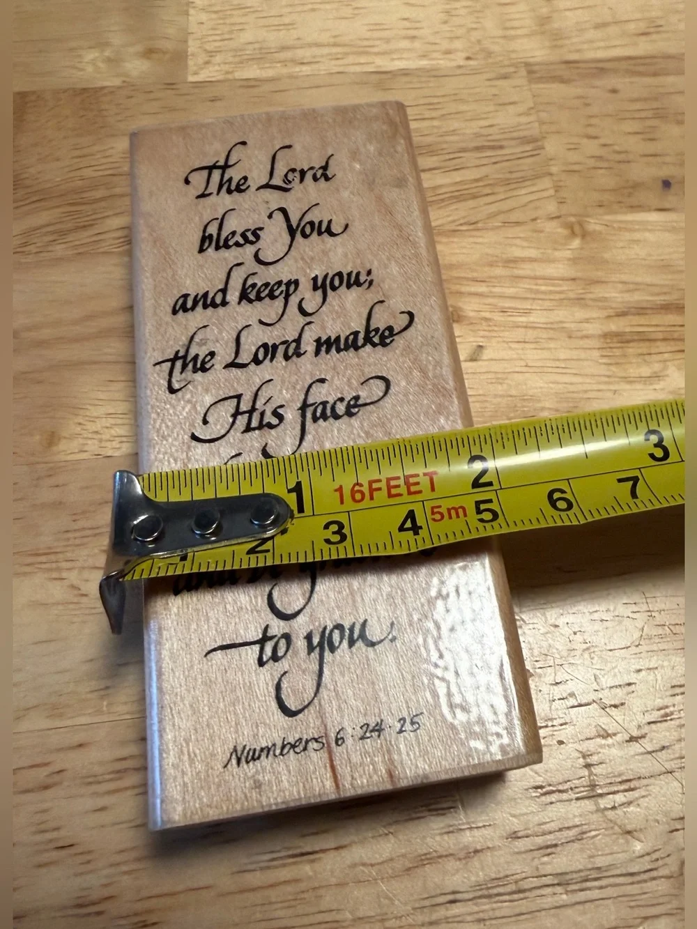 Stampendous wood mounted